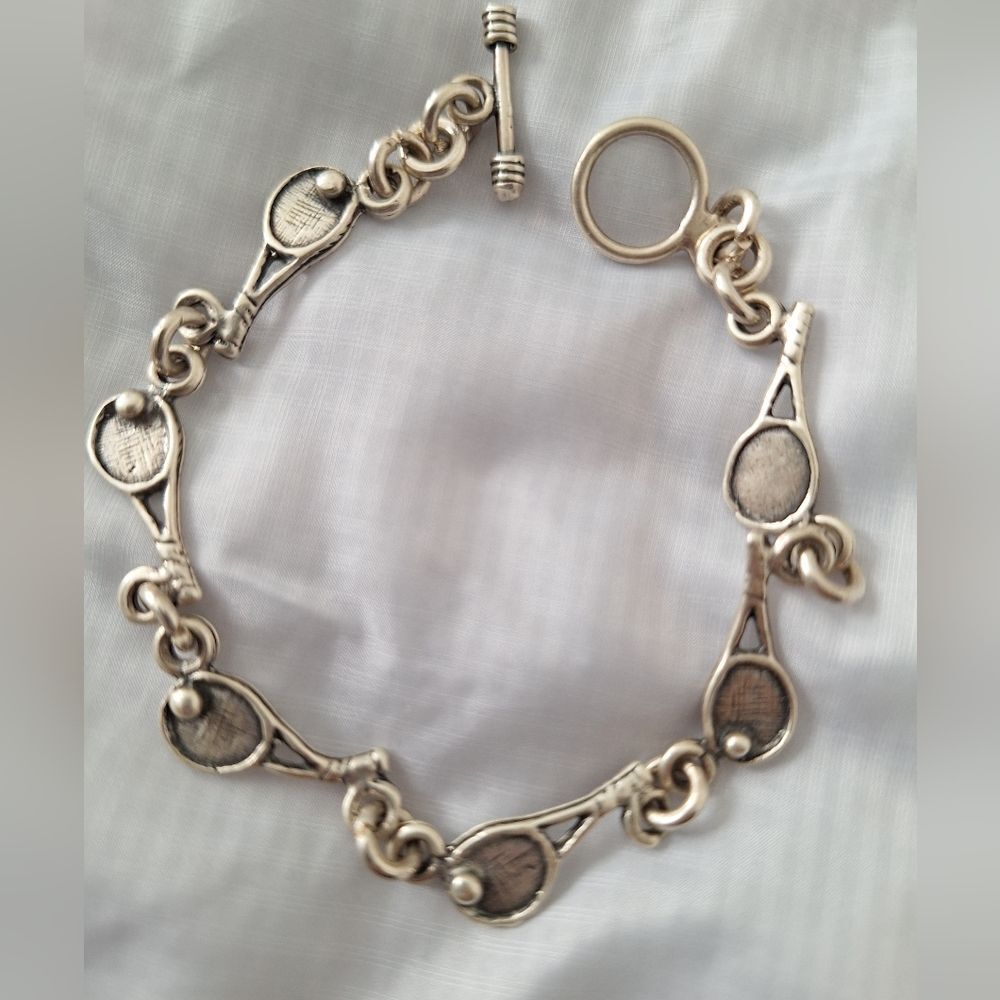 Vintage Silver Tennis Bracelet